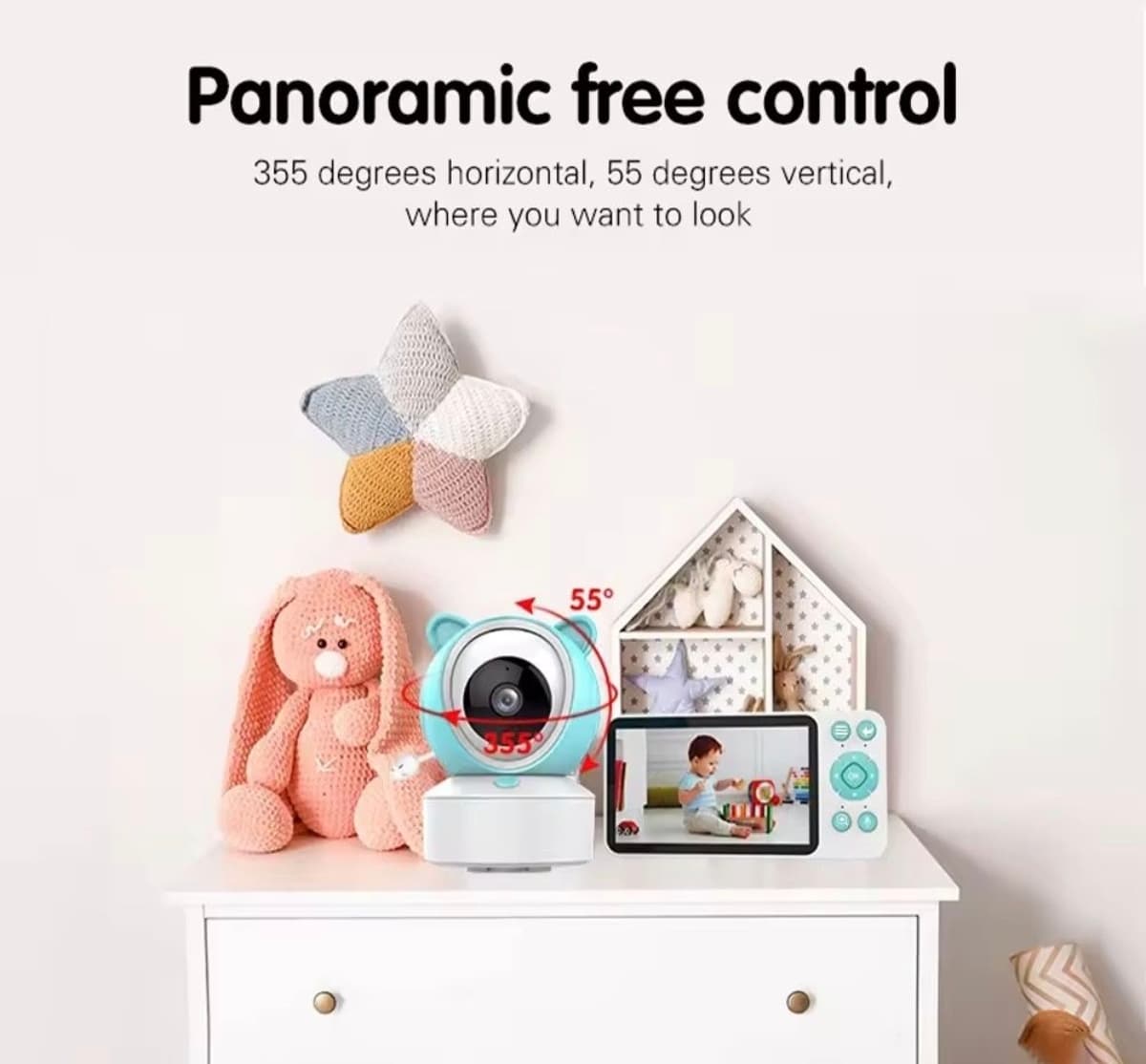 Video chaqaloq monitori aqlli kamera