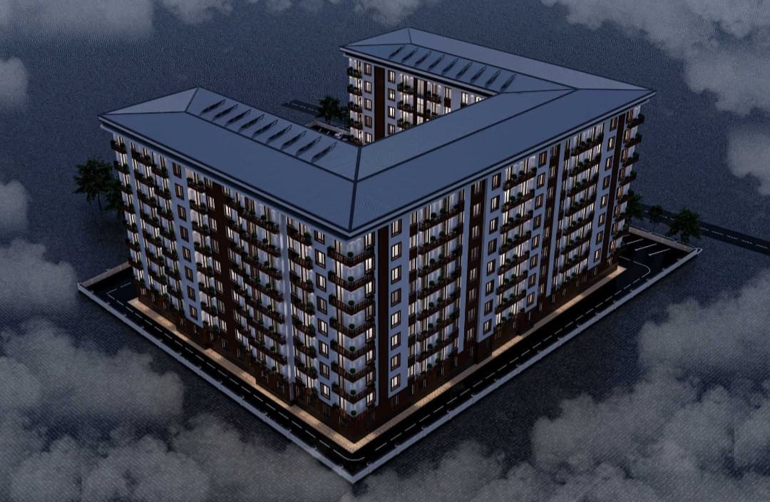 "Yorqin Makon" turar joy majmuasi, 1 xonali kvartira 51,1 m2. Toshkent, YANGIYUL viloyati