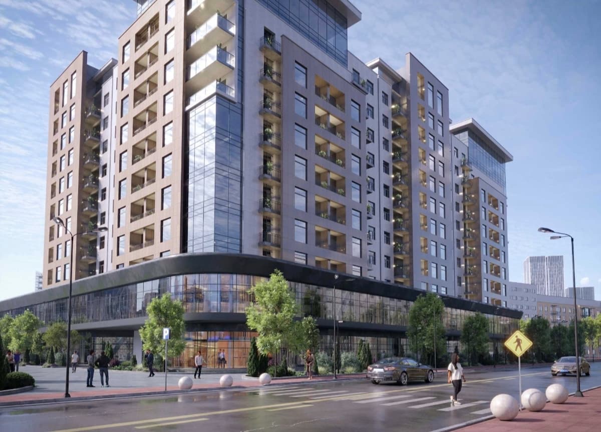 ЖК "Zilan Residence". 1-комнатная, 48.1 м², Махтумкули, Texno park