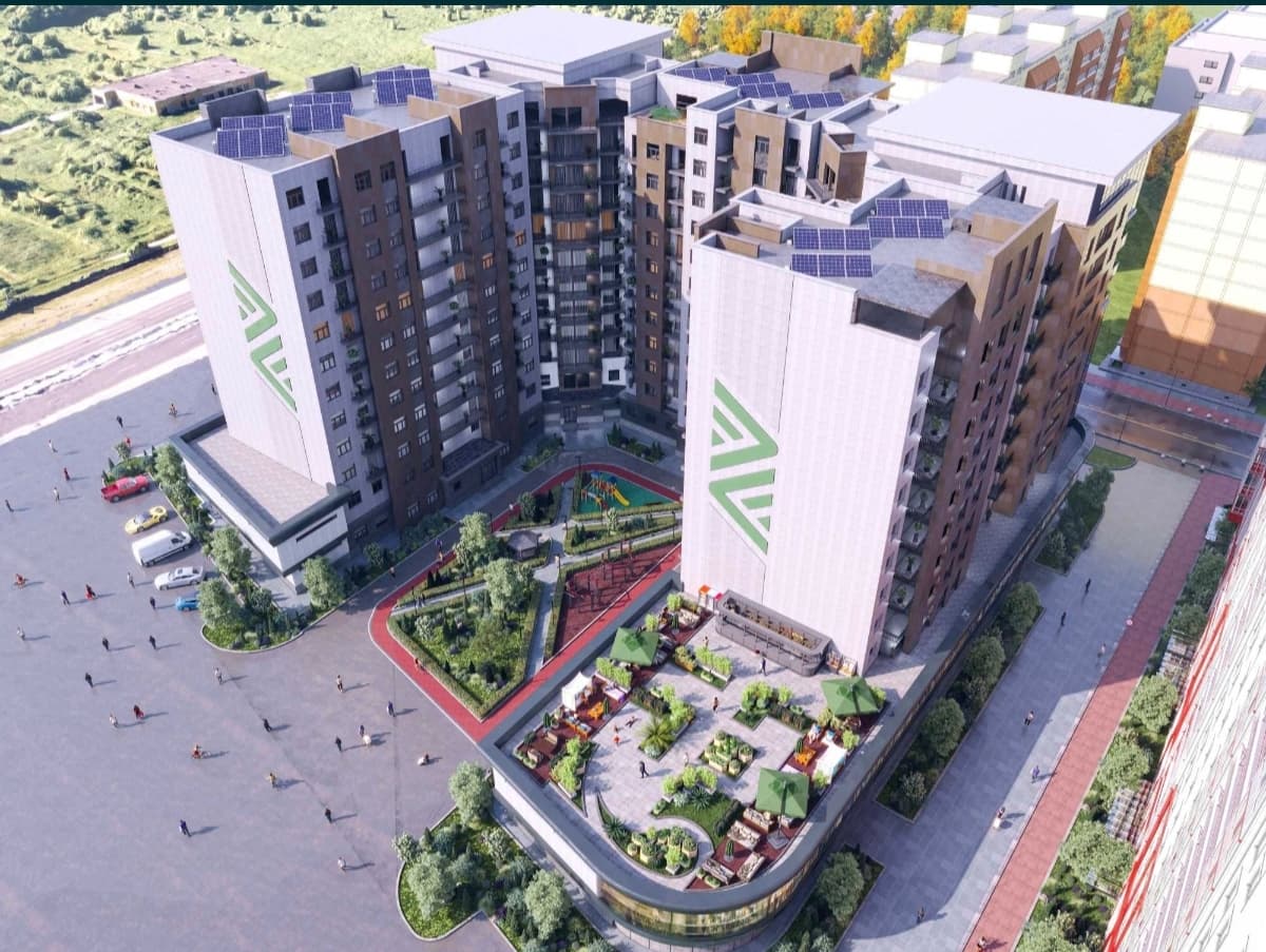 ЖК "Zilan Residence". 1-комнатная, 48.1 м², Махтумкули, Texno park