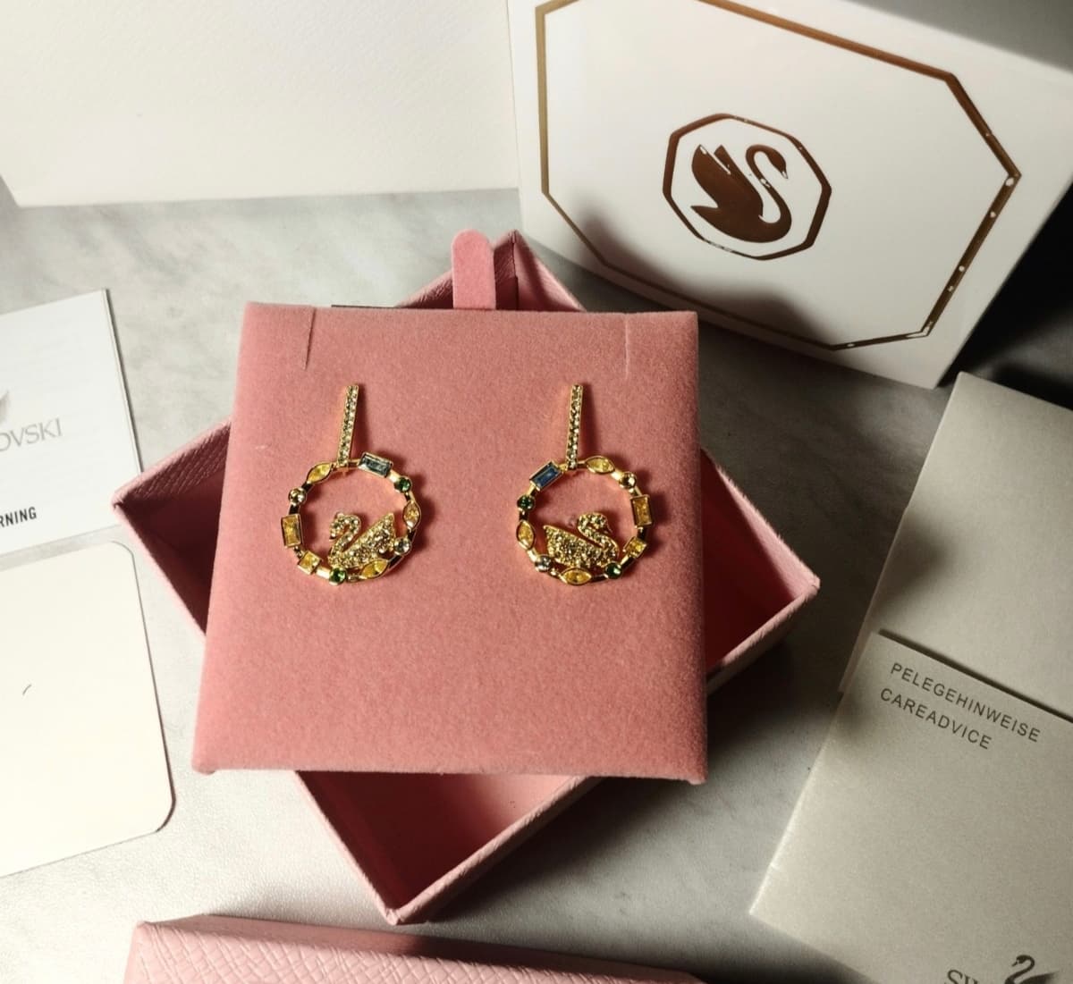 SWAROVSKI Rainbow earrings