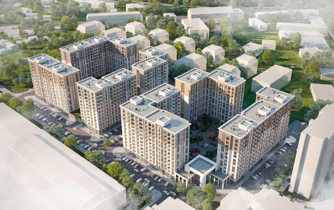 NRG JOMIY turar-joy majmuasi Usta Shirin ko'chasida 43.34 m² 1 xonali kvartira