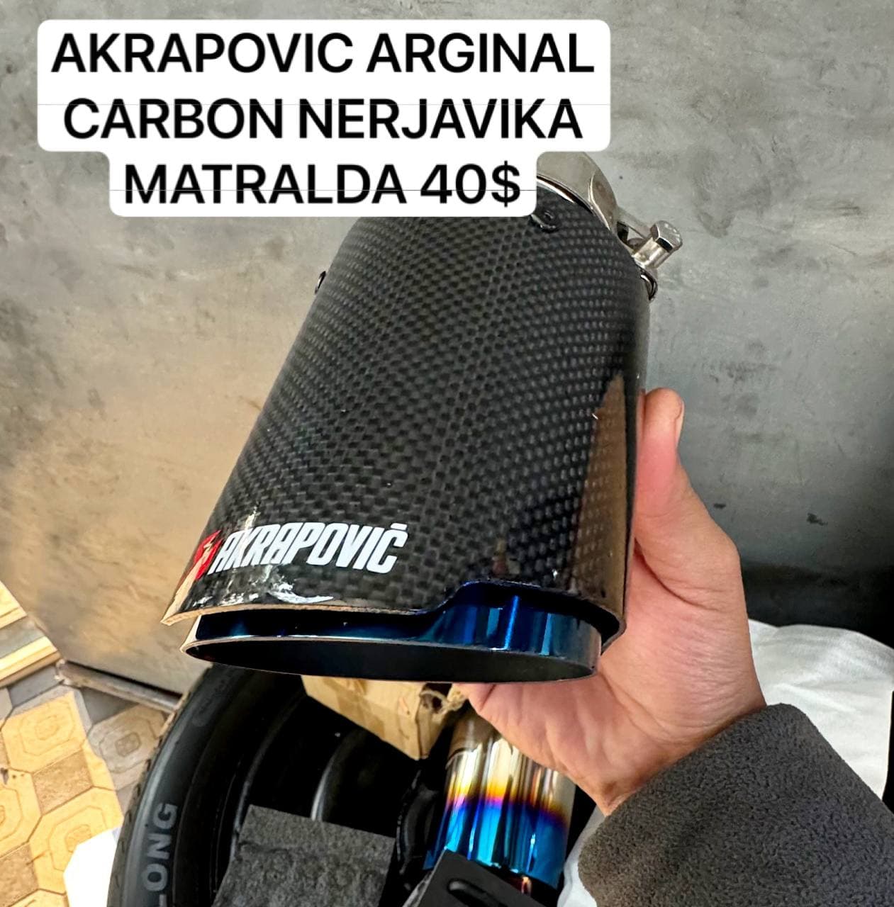 original Akrapovik sotiladi