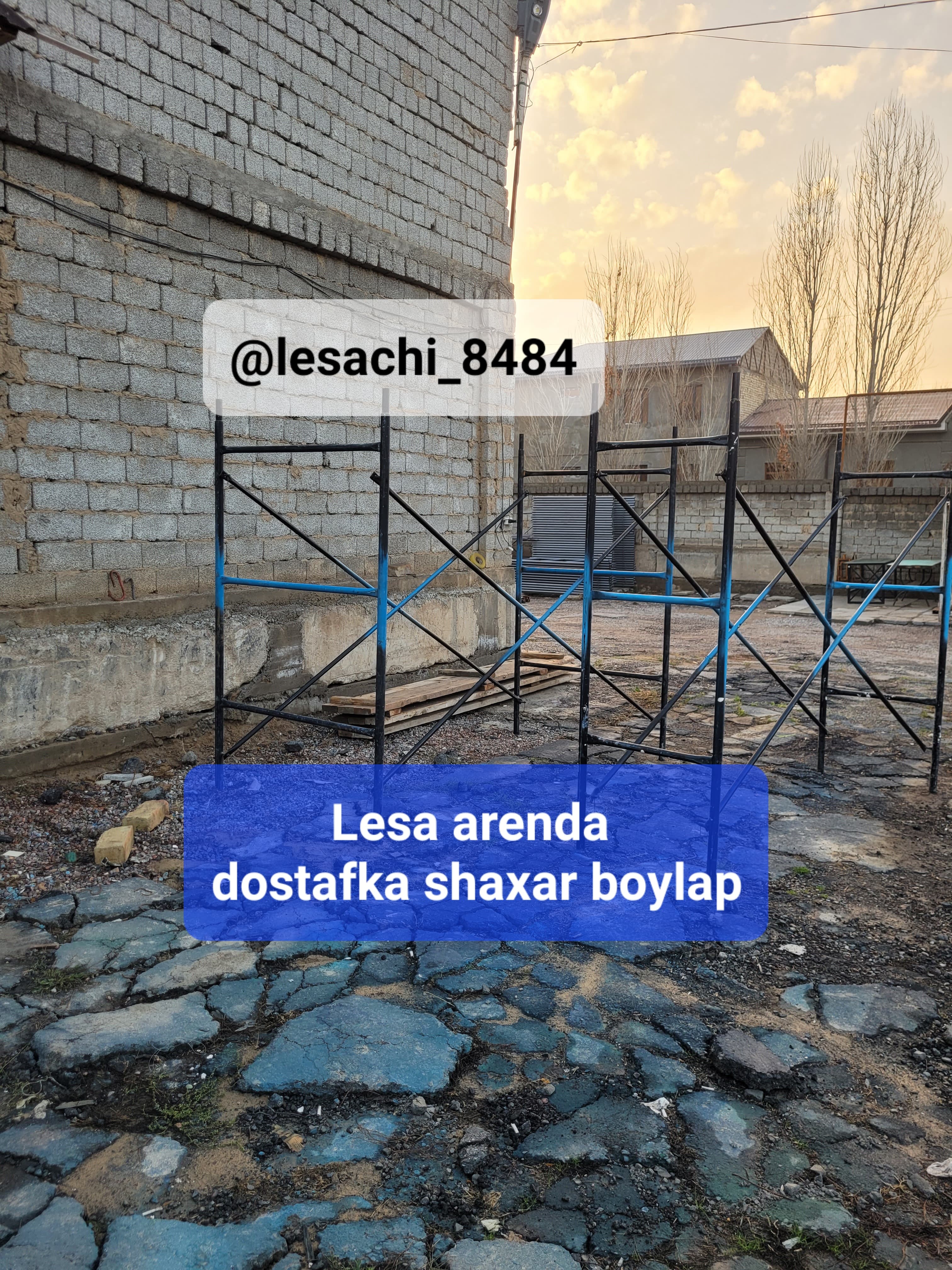 lesa arenda 24/7 dastafka shaxar boylap
