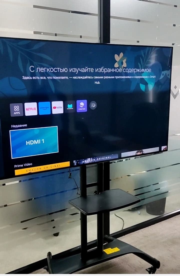 Televizor va mobil qurilmalar uchun o'rnatish moslamalarini ijaraga olish. YouTube sharhi.