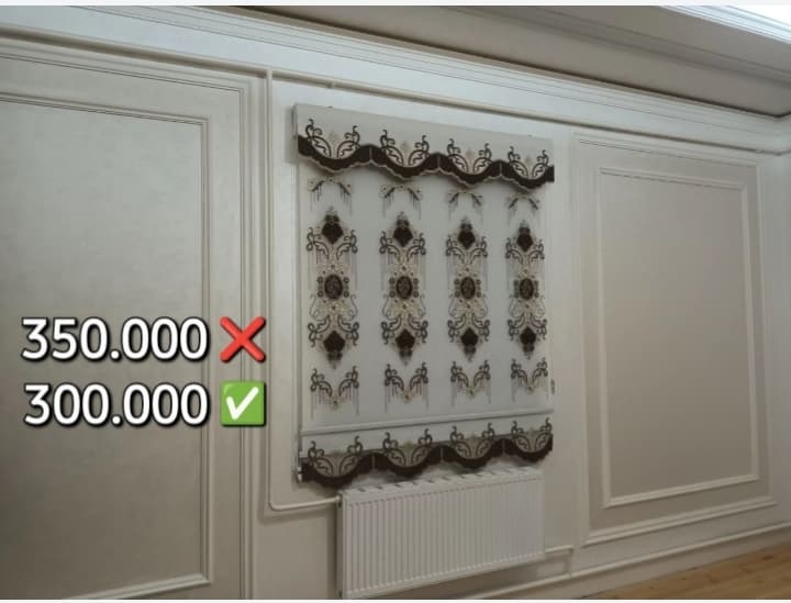 AKSIYA Turkiya jalyuzilari 65.000 sumdam kvadrati