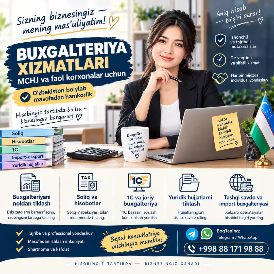 Buxgalteriya hizmati.