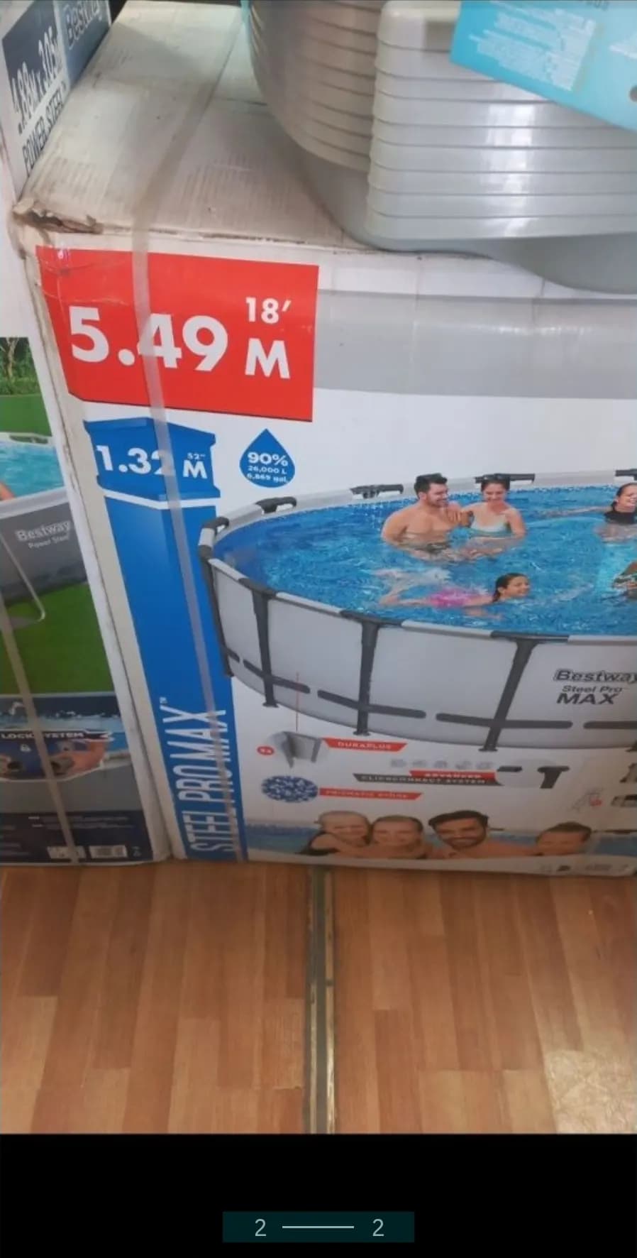 Intex bestway бассейн 549*132 метр