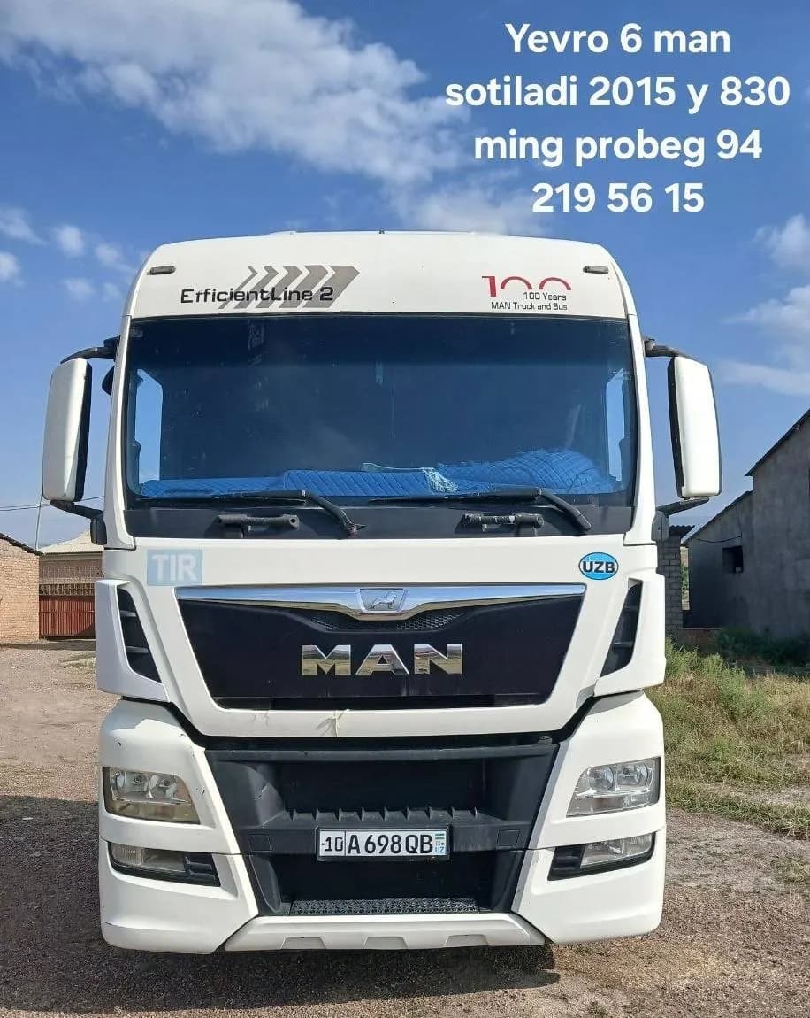 Тягач 4х2 MAN сотилади TGX 480 EURO 6