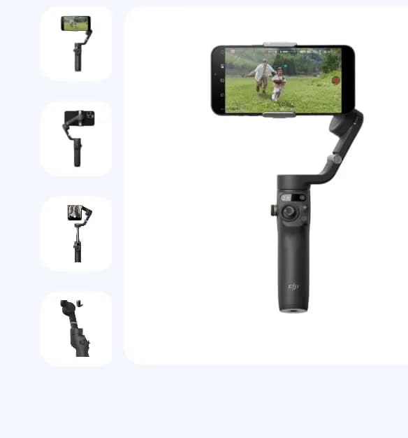 DJI Osmo Mobile 6 Black smartfon uchun stabilizatori