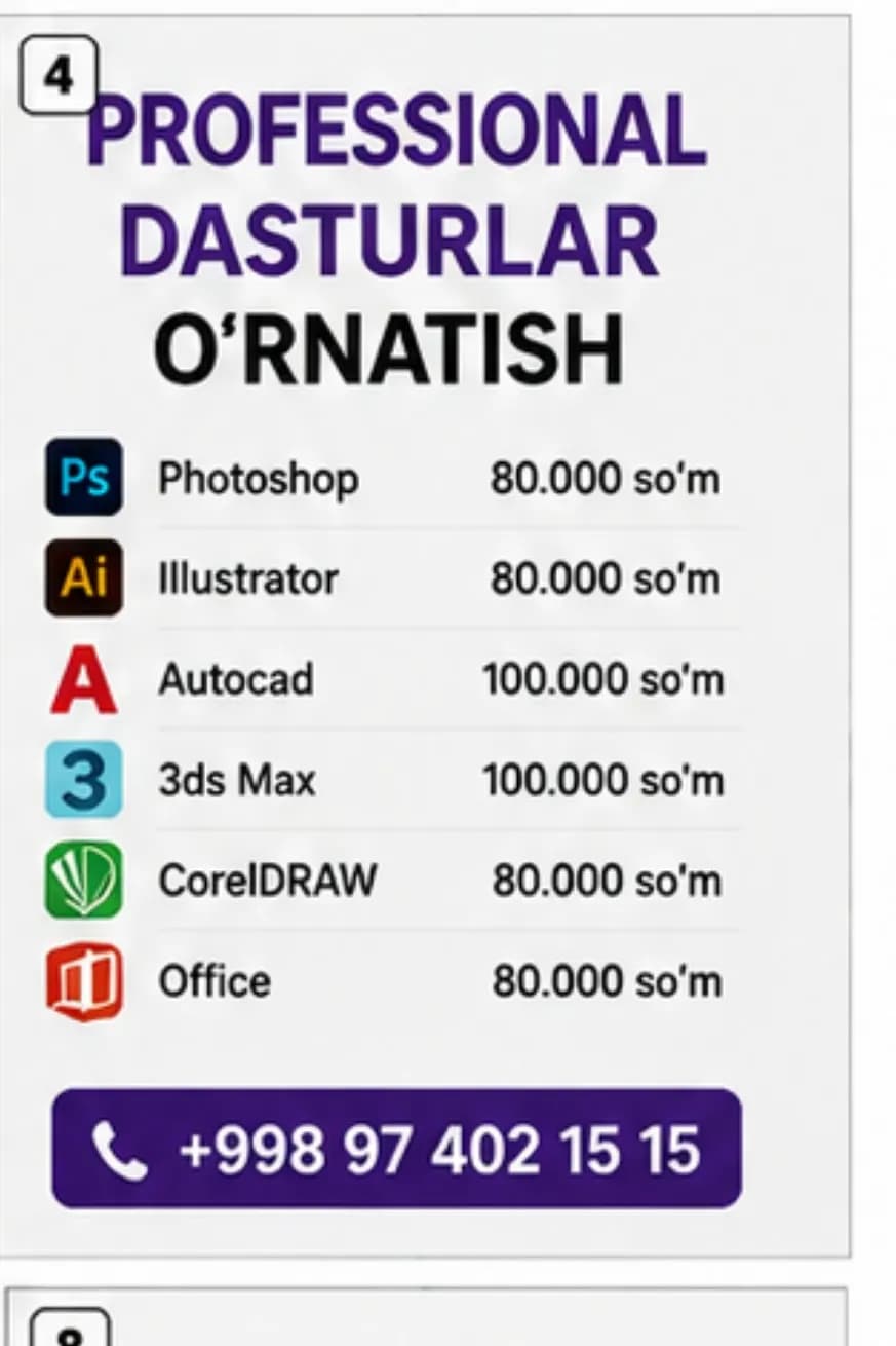 Dasturlar ilovalar o'rnatish