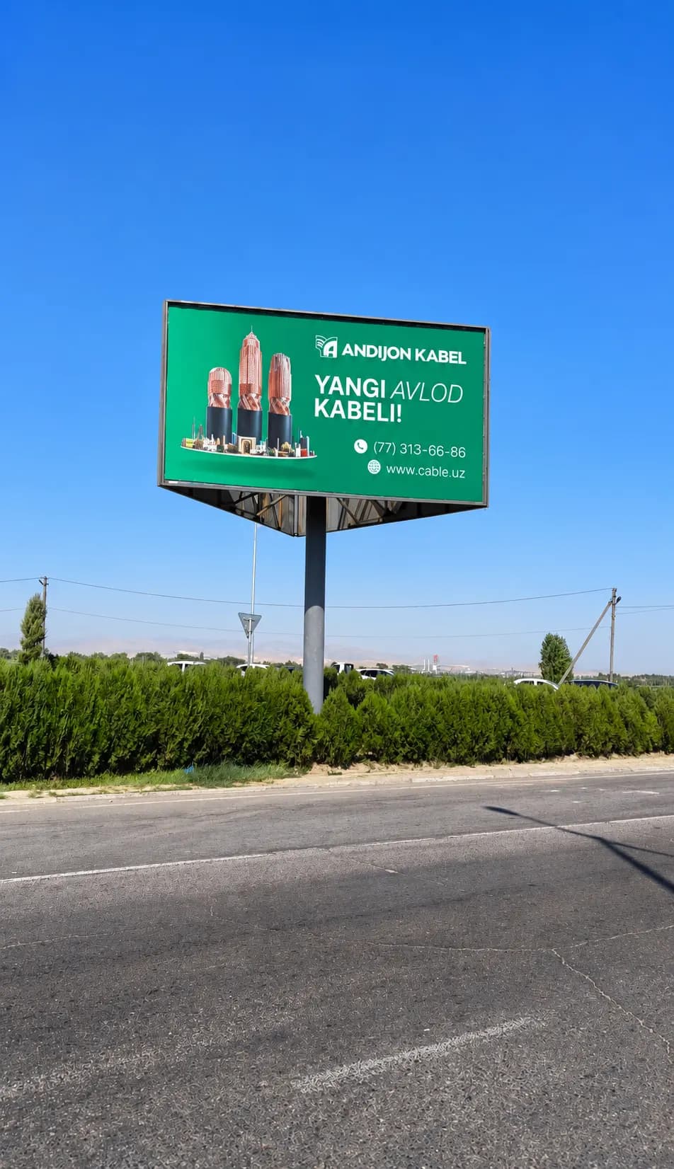 Tashqi reklama xizmatlari.