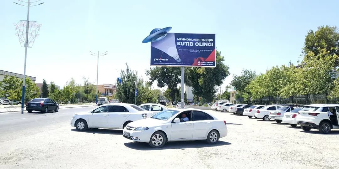 Tashqi reklama xizmatlari.
