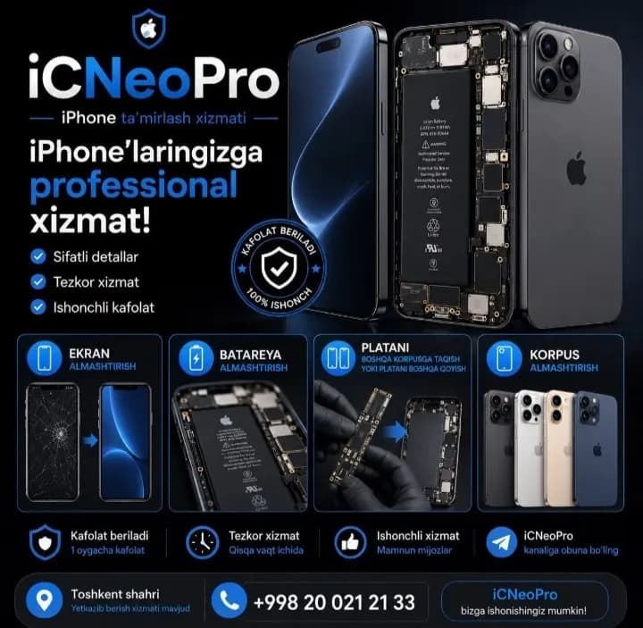 iPhone taʼmirlash xizmati