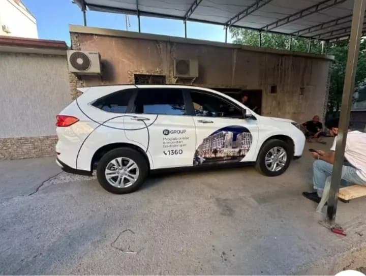 Respublika boʻylab shaxsiy avtomobillarda mobil reklama