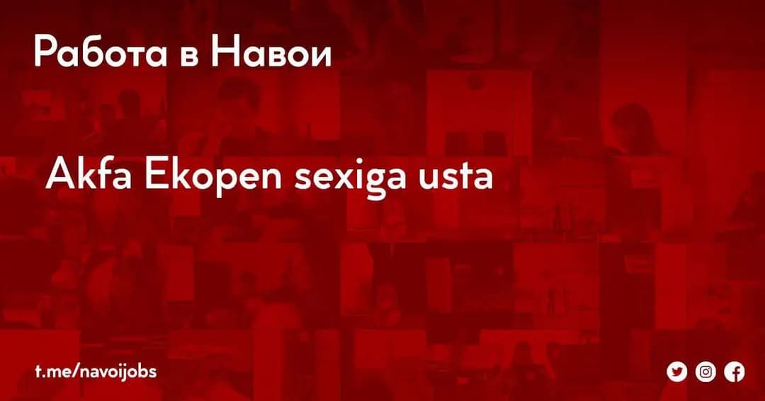 Akfa sexga usta yoki shogirtlikka olamiz