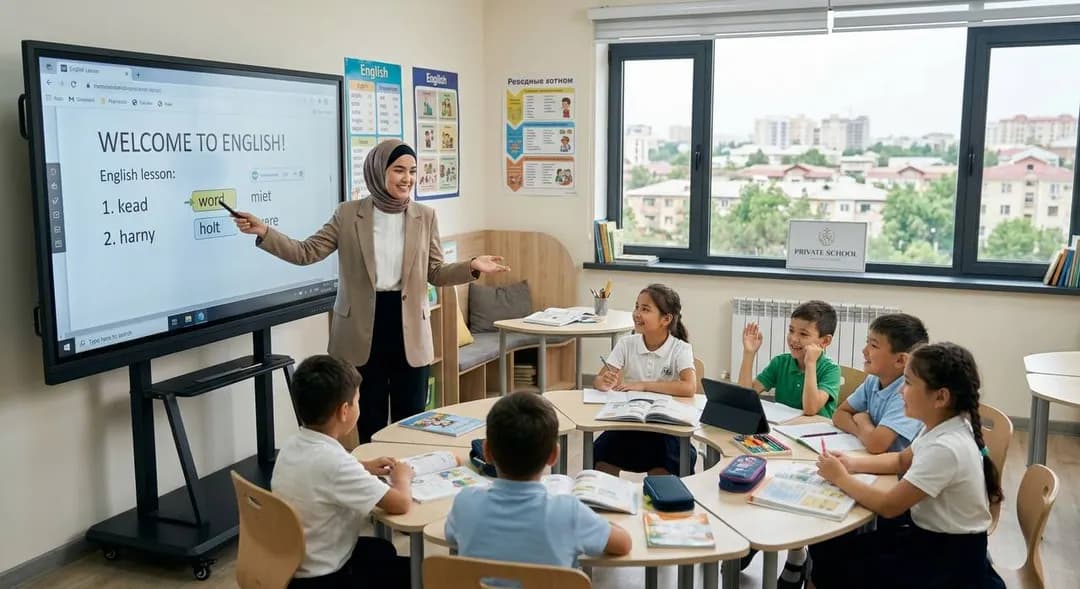 XUSUSIY MAKTABGA INGLIZ TILI USTOZI KERAK! (RUS sinflariga)