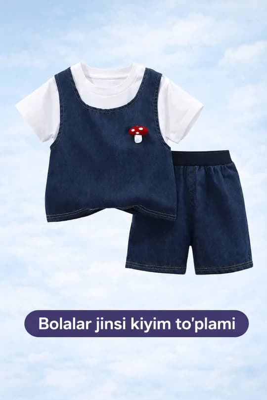 Bolalar uchun uy va kocha uchun moʻljallangan kiyimchalar