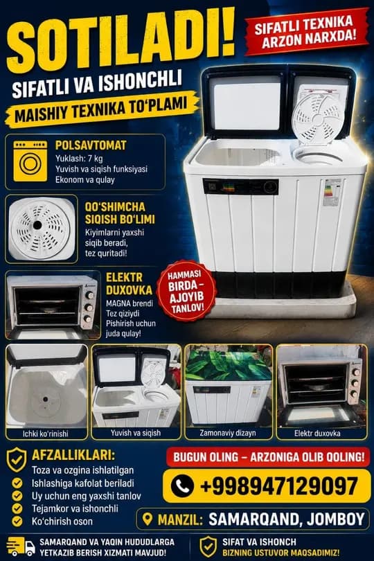 kir moshin yarim aftamat