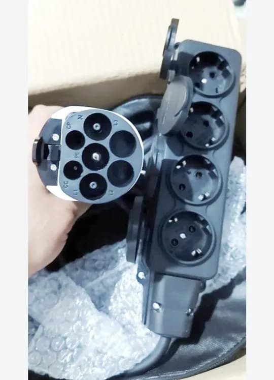 Разрядник V2L и зарядки, адаптер GBT AC, TYPE1-2 NACS электромоби