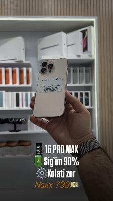 Ideal holatdagi iPhone 16 Pro Max sotiladi.